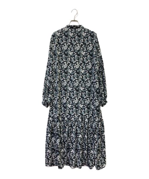 JUST（ジャスト）JUST (ジャスト) フラワープリントドレス グリーン サイズ:Ｓの古着・服飾アイテム