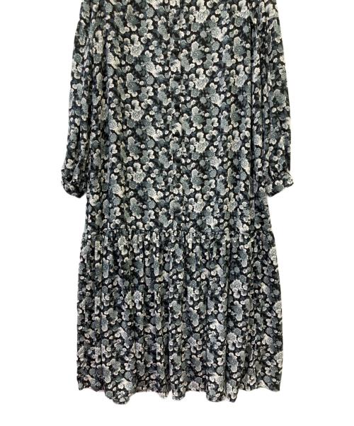 JUST（ジャスト）JUST (ジャスト) フラワープリントドレス グリーン サイズ:Ｓの古着・服飾アイテム