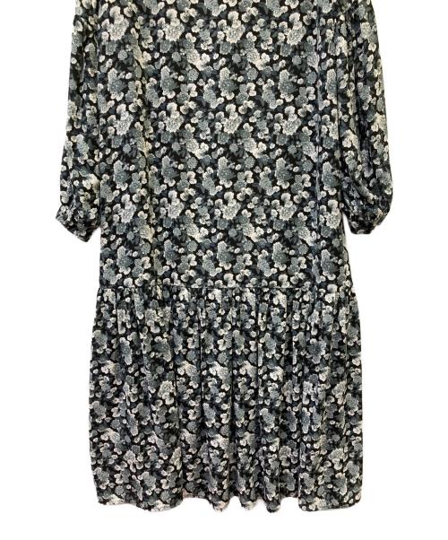 JUST（ジャスト）JUST (ジャスト) フラワープリントドレス グリーン サイズ:Ｓの古着・服飾アイテム