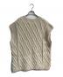 nest Robe (ネストローブ) Peruvian wool hand knit cable vest　01224-1001 ホワイト サイズ:Free：8000円