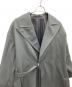 中古・古着 PUBLIC TOKYO (パブリックトウキョウ) 含浸ウールギャバタイロッケンオーバーコート オリーブ サイズ:SIZE2：8000円