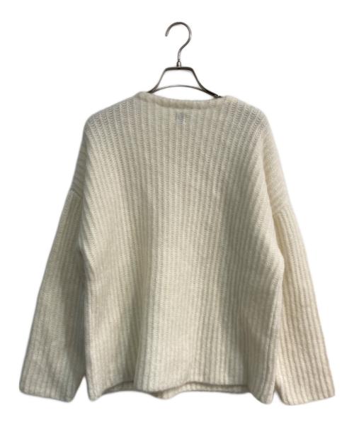 moose's（ムース）moose's (ムース) cloudy mohair knit ホワイト サイズ:Freeの古着・服飾アイテム