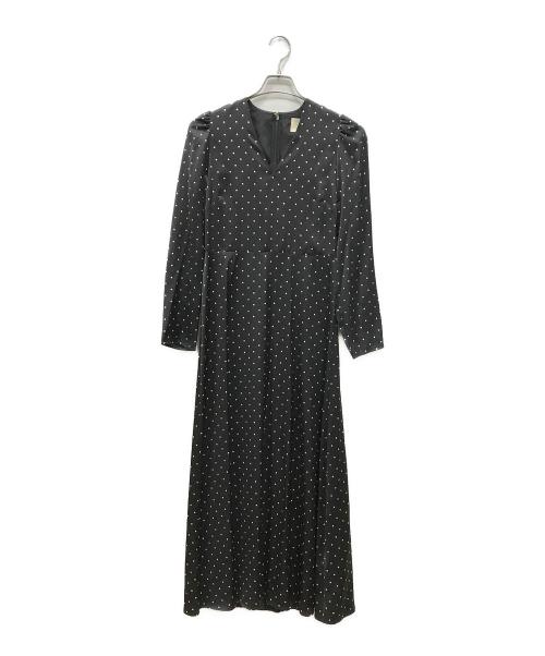 JOIEVE（ジョエブ）JOIEVE (ジョエブ) classic dot ワンピース ブラック サイズ:38 未使用品の古着・服飾アイテム