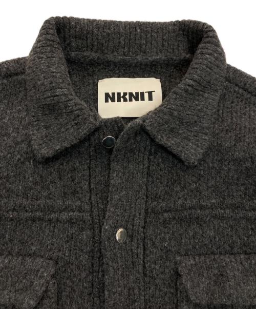 NKNIT（ンニット）NKNIT (ンニット) KNIT blouson　24AW-N002 グレー サイズ:2の古着・服飾アイテム