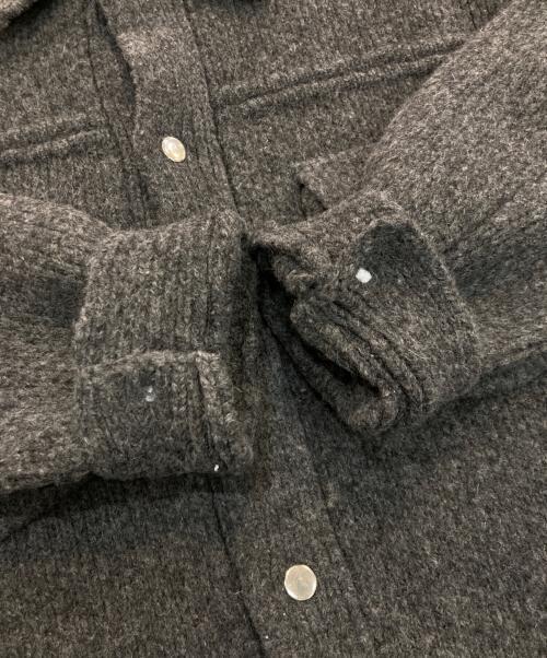 NKNIT（ンニット）NKNIT (ンニット) KNIT blouson　24AW-N002 グレー サイズ:2の古着・服飾アイテム