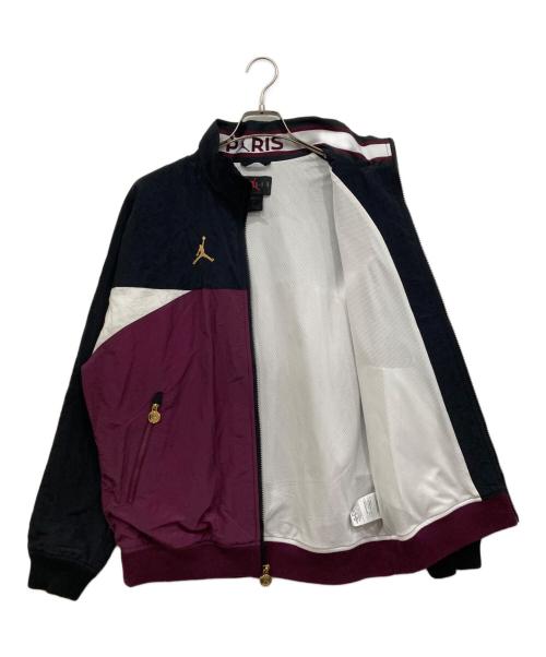 NIKE（ナイキ）NIKE (ナイキ) PSG FULLZIP JACKET パープル×ブラック サイズ:Lの古着・服飾アイテム