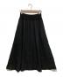 BEARDSLEY（ビアズリー）の古着「ウエスト切替 リネンスカート」｜ブラック