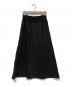 BEARDSLEY (ビアズリー) ウエスト切替 リネンスカート ブラック：5000円