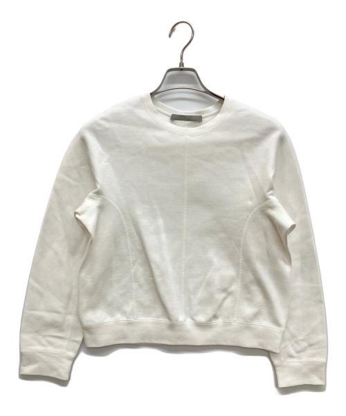 theory luxe（セオリーリュクス）theory luxe (セオリーリュクス) Baymon Namie　クルーネックスウェット ホワイト サイズ:38の古着・服飾アイテム