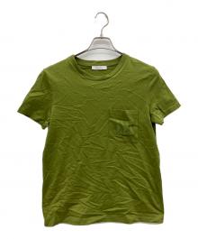 MaxMara（マックスマーラ）の古着「「パパイア」コットンTシャツ」｜グリーン