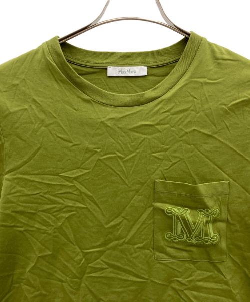 MaxMara（マックスマーラ）MaxMara (マックスマーラ) 「パパイア」コットンTシャツ グリーン サイズ:不明の古着・服飾アイテム