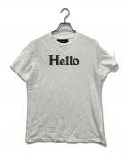 MADISON BLUEマディソンブルー）の古着「HELLO CREW NECK TEE」｜ホワイト