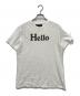 MADISON BLUE（マディソンブルー）の古着「HELLO CREW NECK TEE」｜ホワイト
