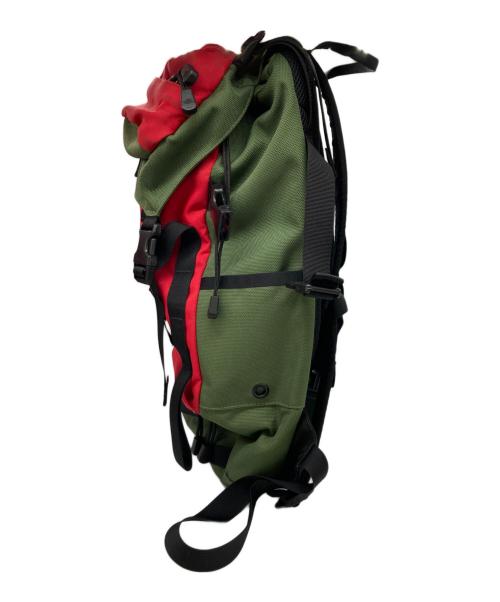 SUPREME（シュプリーム）SUPREME (シュプリーム) THE NORTH FACE (ザ ノース フェイス) Steep Tech Backpack グリーン×レッドの古着・服飾アイテム