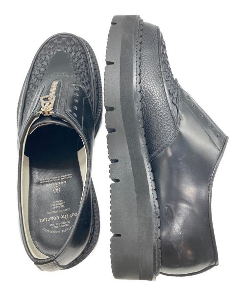 foot the coacher（フットザコーチャー）foot the coacher (フットザコーチャー) CHAOS FRONT ZIP ブラック サイズ:8 2/1の古着・服飾アイテム