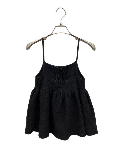 IENA（イエナ）IENA (イエナ) ペプラムニット ビスチェ ブラック サイズ:Freeの古着・服飾アイテム