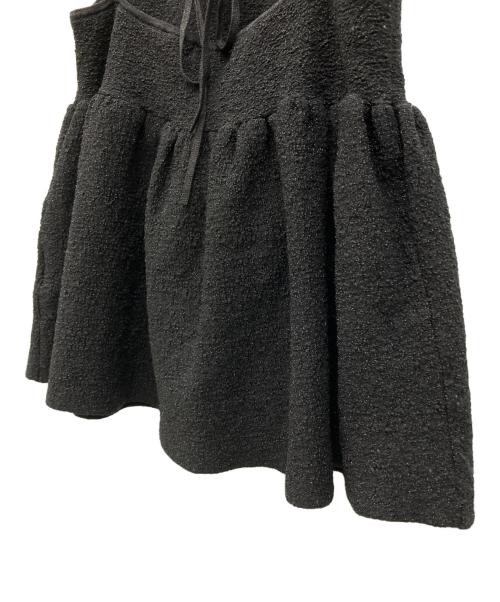 IENA（イエナ）IENA (イエナ) ペプラムニット ビスチェ ブラック サイズ:Freeの古着・服飾アイテム