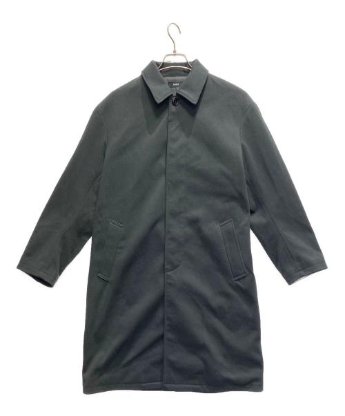 SHIPS（シップス）SHIPS (シップス) リラックスフィットポリメルトンジャージーステンカラーコート ダークグリーン サイズ:Mの古着・服飾アイテム