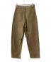 CONVERSE TOKYO (コンバーストウキョウ) CURVEY CHINO PANTS ブラウン サイズ:記載なし：5000円