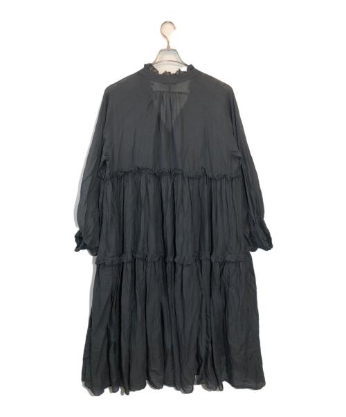 devotion twins（デボーションツインズ）Devotion TWINS (デボーションツウィンズ) ティアードチュニックワンピース ブラック サイズ:SIZE ONEの古着・服飾アイテム