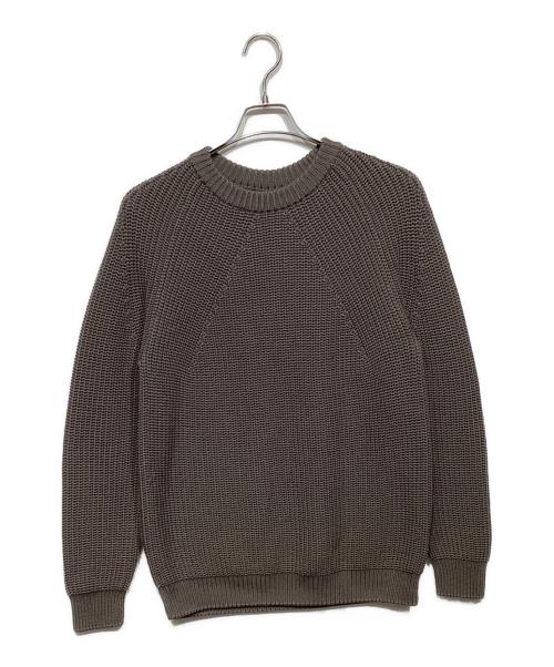 BATONER（バトナ―）BATONER (バトナ―) SIGNATURE CREW NECK　BN-23FM-030 グレー サイズ:1の古着・服飾アイテム