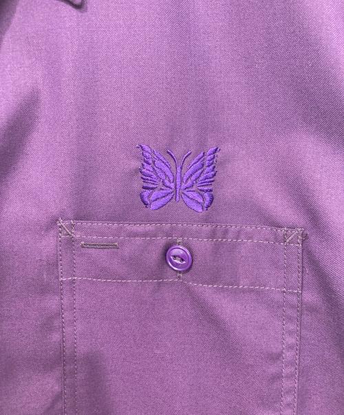 Needles（ニードルズ）Needles (ニードルズ) Work Shirt/ワークシャツ パープル サイズ:Mの古着・服飾アイテム