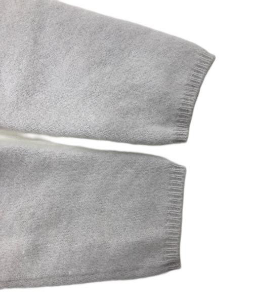 BALLSEY（ボールジィ）BALLSEY (ボールジィ) フラッフィーヤーン クルーネックカーディガン11-02-34-02306 ライトグレー サイズ:Sの古着・服飾アイテム