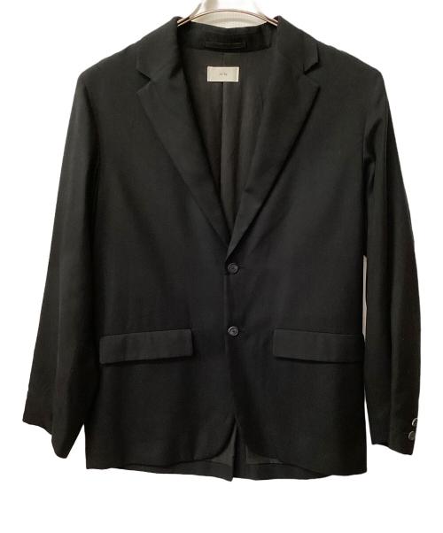 ATON（エイトン）ATON (エイトン) NIDOM SILK TAILORED JACKET ブラック サイズ:SIZE 4の古着・服飾アイテム