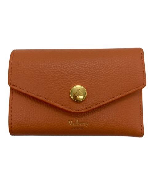 MULBERRY（マルベリー）MULBERRY (マルベリー) Folded Multi-Card Wallet オレンジの古着・服飾アイテム