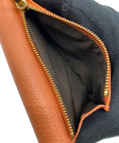 MULBERRY（マルベリー）MULBERRY (マルベリー) Folded Multi-Card Wallet オレンジの古着・服飾アイテム