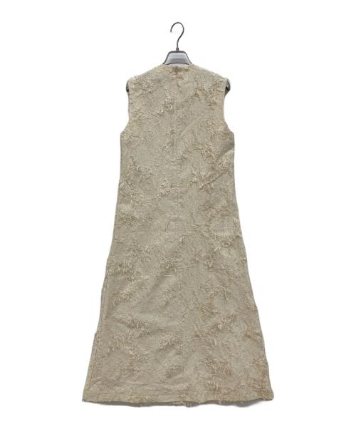 sahara（サハラ）sahara (サハラ) Cut Jacquard Laceup Dress アイボリー サイズ:Fの古着・服飾アイテム