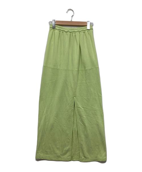 MAISON SPECIAL（メゾンスペシャル）MAISON SPECIAL (メゾンスペシャル) DISCUS Collaboration Sweat Skirt/スウェットスカート グリーン サイズ:38の古着・服飾アイテム