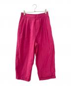 journal standard luxeジャーナルスタンダード ラックス）の古着「タイプワッシャー タックパンツ」｜ピンク