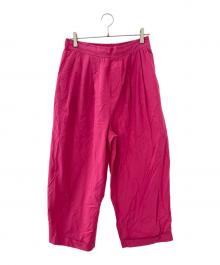 journal standard luxe（ジャーナルスタンダード ラックス）の古着「タイプワッシャー タックパンツ」｜ピンク