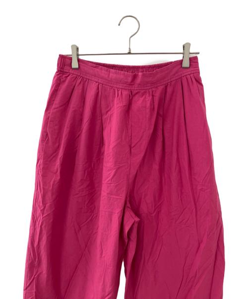 journal standard luxe（ジャーナルスタンダード ラックス）journal standard luxe (ジャーナルスタンダード ラックス) タイプワッシャー タックパンツ ピンク サイズ:Sの古着・服飾アイテム