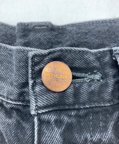 RED CARD（レッドカード）RED CARD (レッドカード) ハイライズストレートデニム ブラック サイズ:SIZE 22の古着・服飾アイテム