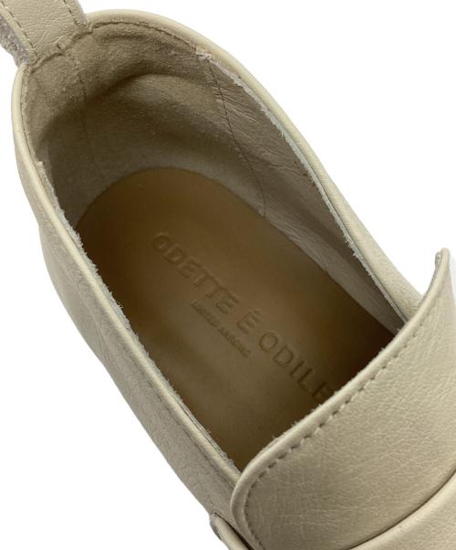 Odette e Odile（オデットエオディール）Odette e Odile (オデットエオディール) ブーティーローファー フラット35 ナチュラル サイズ:22㎝の古着・服飾アイテム