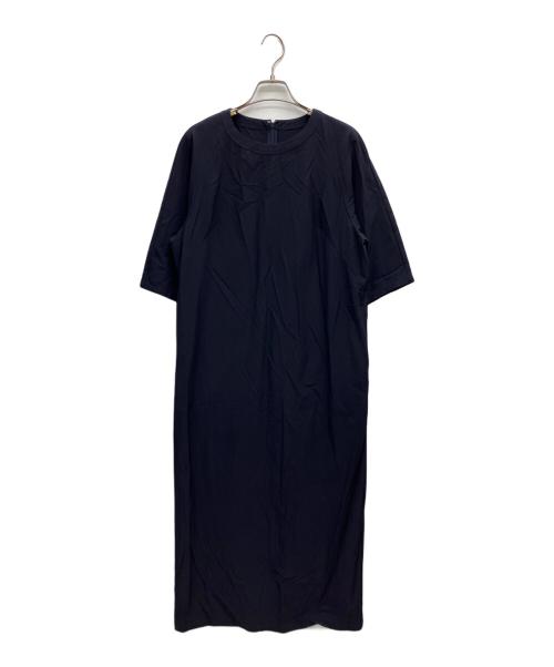 RIVE DROITE（リヴドロワ）RIVE DROITE (リヴドロワ) ゴブソデワンピース ネイビー サイズ:Fの古着・服飾アイテム