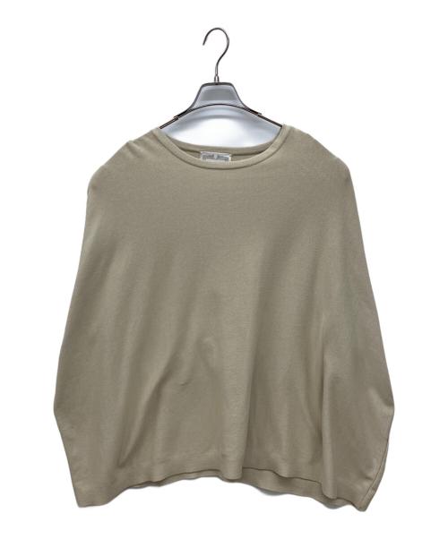 BEARDSLEY（ビアズリー）BEARDSLEY (ビアズリー) コットンビックニット ベージュ サイズ:FREEの古着・服飾アイテム
