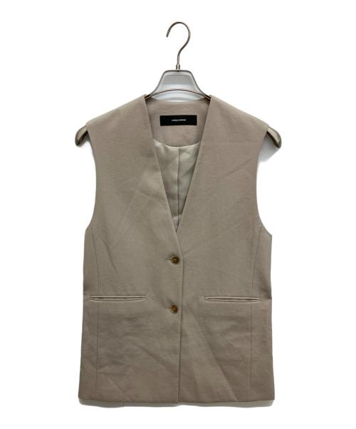 JOURNAL STANDARD（ジャーナルスタンダード）JOURNAL STANDARD (ジャーナルスタンダード) サマーツイルベスト ベージュ サイズ:FREEの古着・服飾アイテム