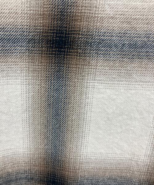 Spick and Span（スピック＆スパン）Spick and Span (スピック＆スパン) オンブレーチェックルーズシャツ ベージュ サイズ:freeの古着・服飾アイテム