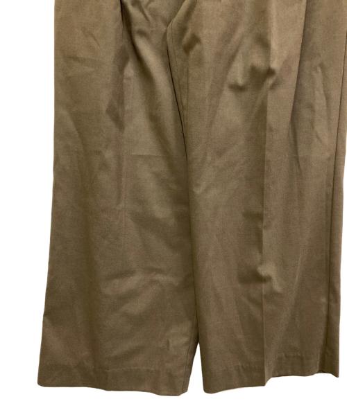 ETRE TOKYO（エトレトウキョウ）ETRE TOKYO (エトレトウキョウ) レイヤードセミワイドパンツ カーキ サイズ:SIZE Sの古着・服飾アイテム