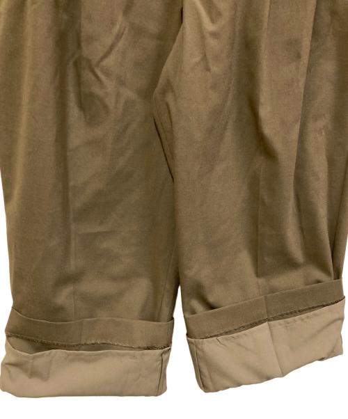 ETRE TOKYO（エトレトウキョウ）ETRE TOKYO (エトレトウキョウ) レイヤードセミワイドパンツ カーキ サイズ:SIZE Sの古着・服飾アイテム
