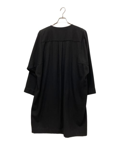 Henrik Vibskov（ヘンリック ヴィブスコフ）Henrik Vibskov (ヘンリック ヴィブスコフ) ノーカラーコート ブラック サイズ:Mの古着・服飾アイテム