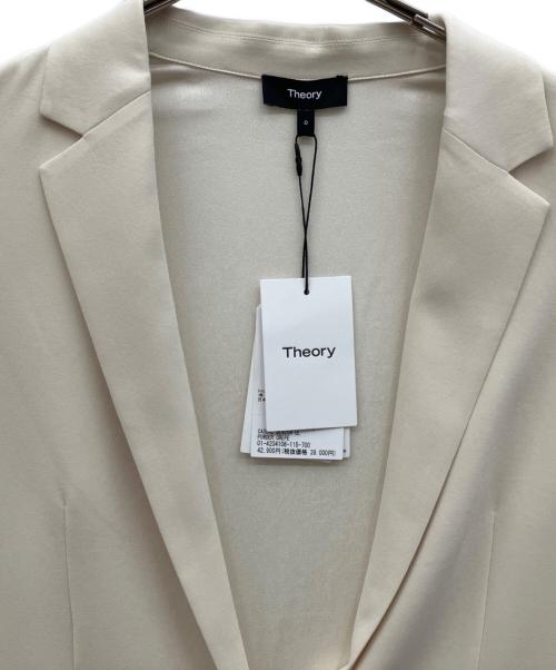theory（セオリー）theory (セオリー) Powder Crepe Casual Blazer UL ライス 未使用品の古着・服飾アイテム