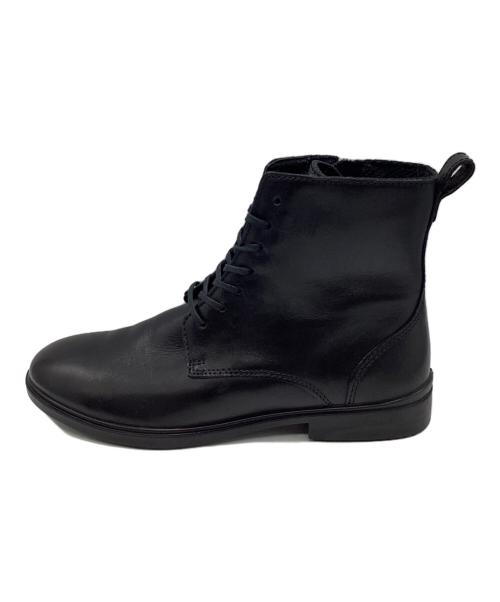 ECCO（エコー）ECCO (エコー) レースアップブーツ ブラック サイズ:23.5㎝の古着・服飾アイテム