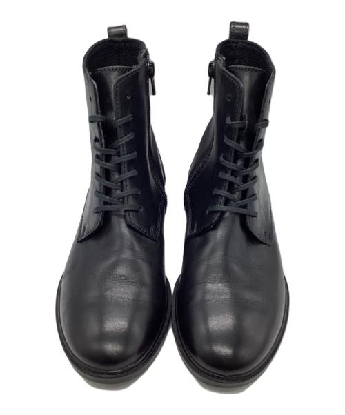 ECCO（エコー）ECCO (エコー) レースアップブーツ ブラック サイズ:23.5㎝の古着・服飾アイテム