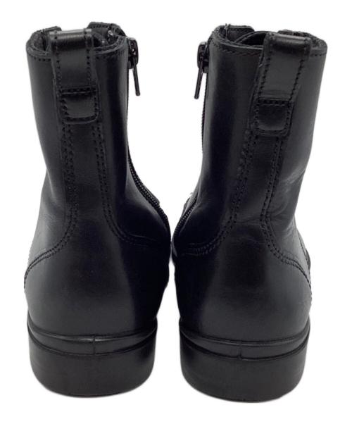 ECCO（エコー）ECCO (エコー) レースアップブーツ ブラック サイズ:23.5㎝の古着・服飾アイテム