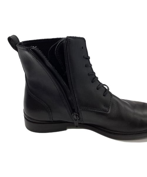 ECCO（エコー）ECCO (エコー) レースアップブーツ ブラック サイズ:23.5㎝の古着・服飾アイテム