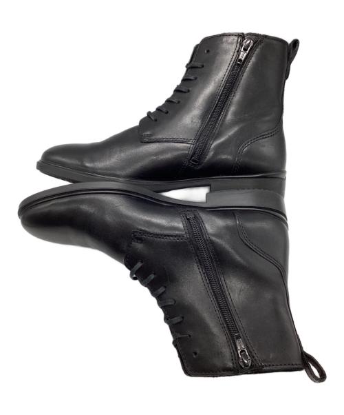 ECCO（エコー）ECCO (エコー) レースアップブーツ ブラック サイズ:23.5㎝の古着・服飾アイテム